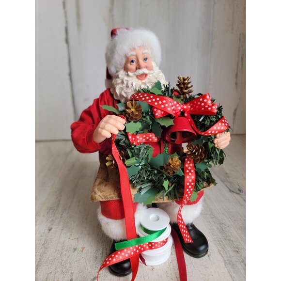 Clothtique possible dreams make it merry Santa Claus Xmas figure - Picture 7 of 8